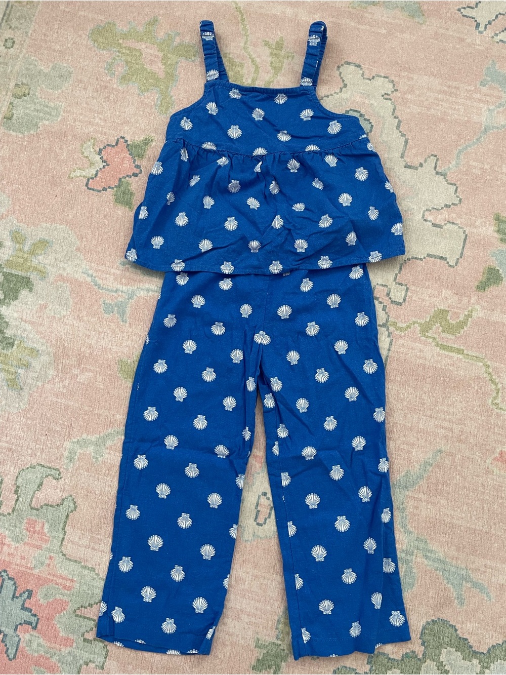J. Crew Factory Crewcuts Seashell Tank and Pant Set (size 6)